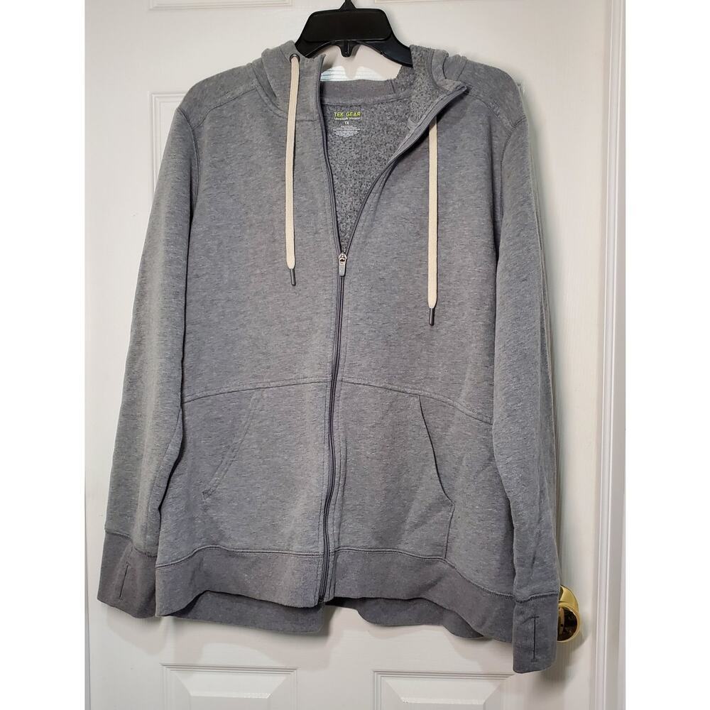 Women's Tek Gear XL Ultrasoft Fleece Full Zip Hoodie Front Zip Size 1X